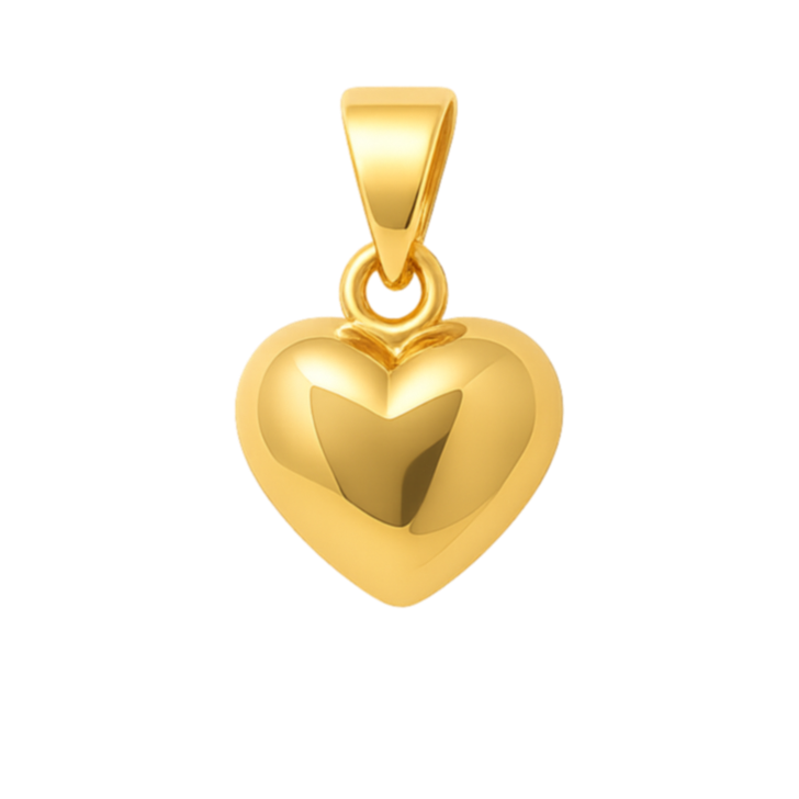 Herzanhänger 18kt Gelbgold - klein