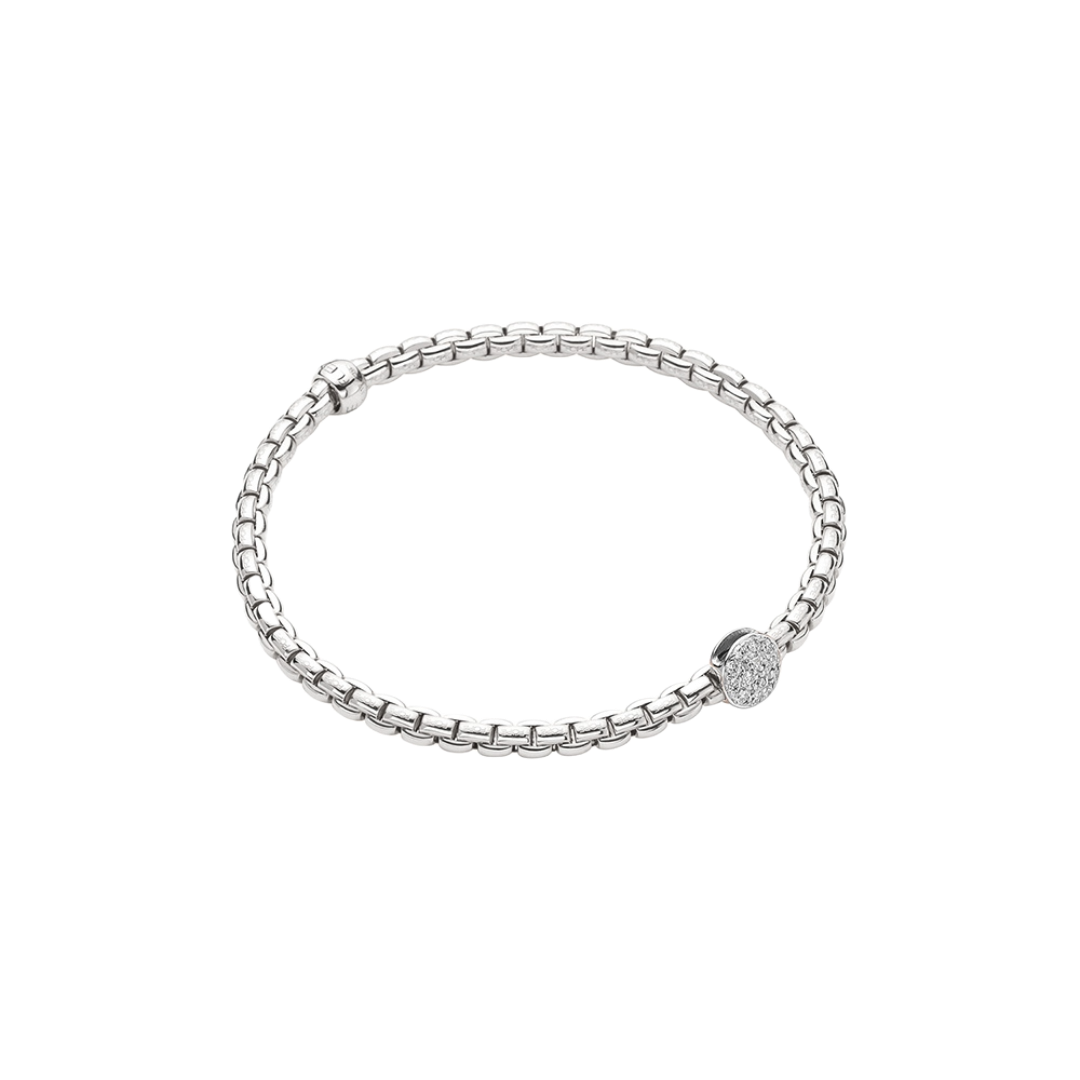 FOPE Eka armbånd - 736B PAVE 18KT HG