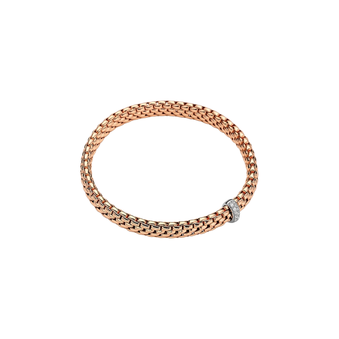 FOPE Vendôme armbånd - 560B BBR 18kt rosa guld