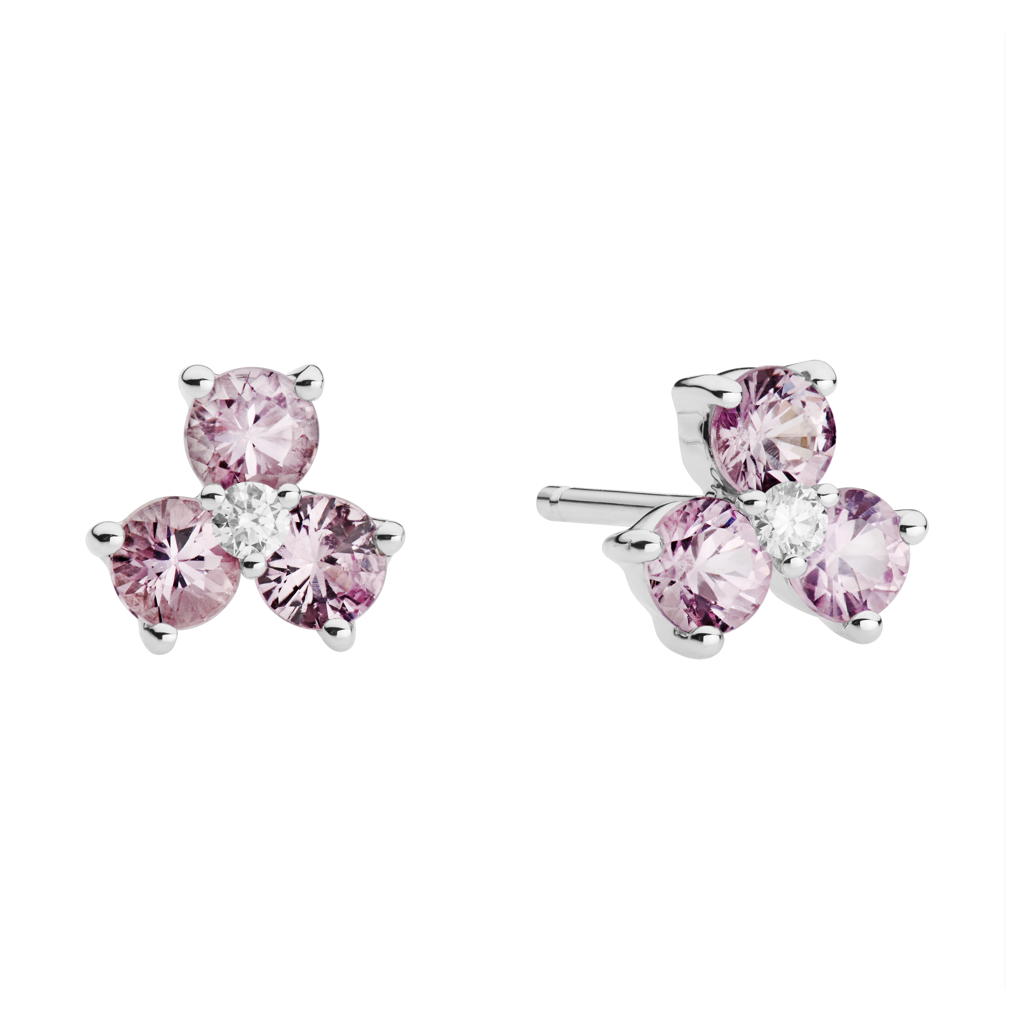 BOLOUCINO "PINK TRIBUTE" earring HG (sold individually - prices are for one earring, 12% goes to the breast cancer cause)