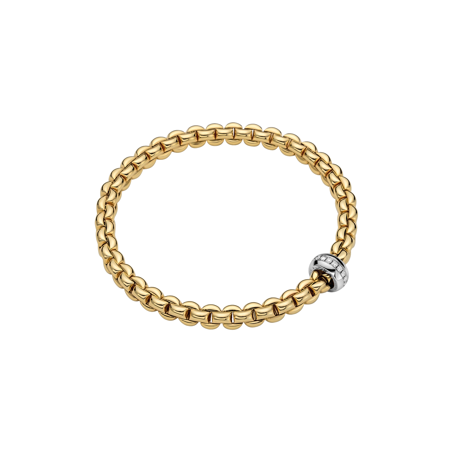 FOPE Olly-Armband – 721B BBR 18 Karat Gelbgold