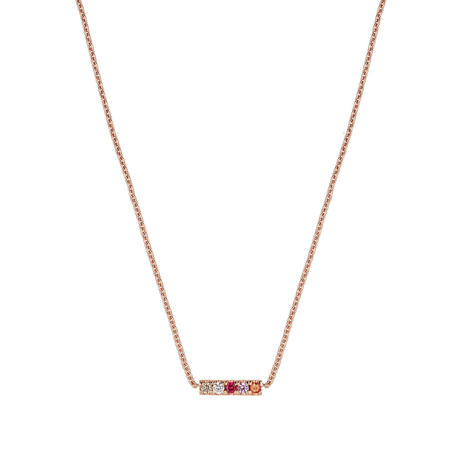 Boloucino Rose - Bar Necklace
