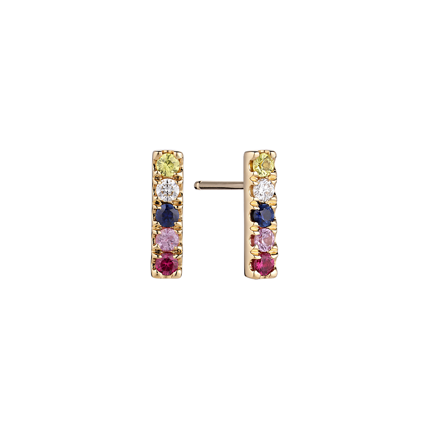 Boloucino Confetti - Small Bar Earring