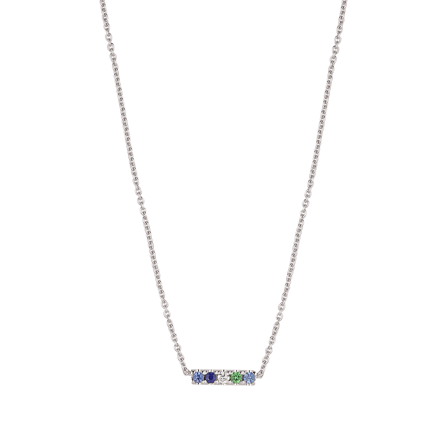 Boloucino Blue - Bar Necklace