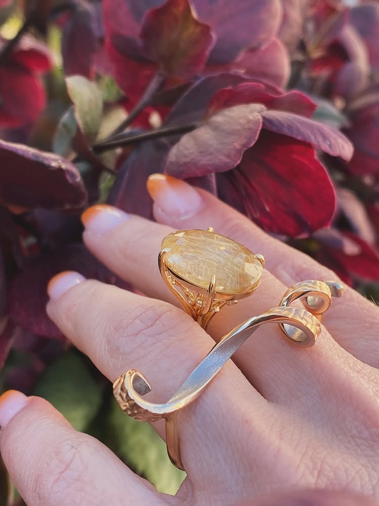 Unika – Gold Royale Cocktailring