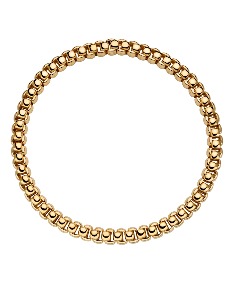 FOPE FLEX'IT LUNA HALSKÆDE 18KT GG - 43CM