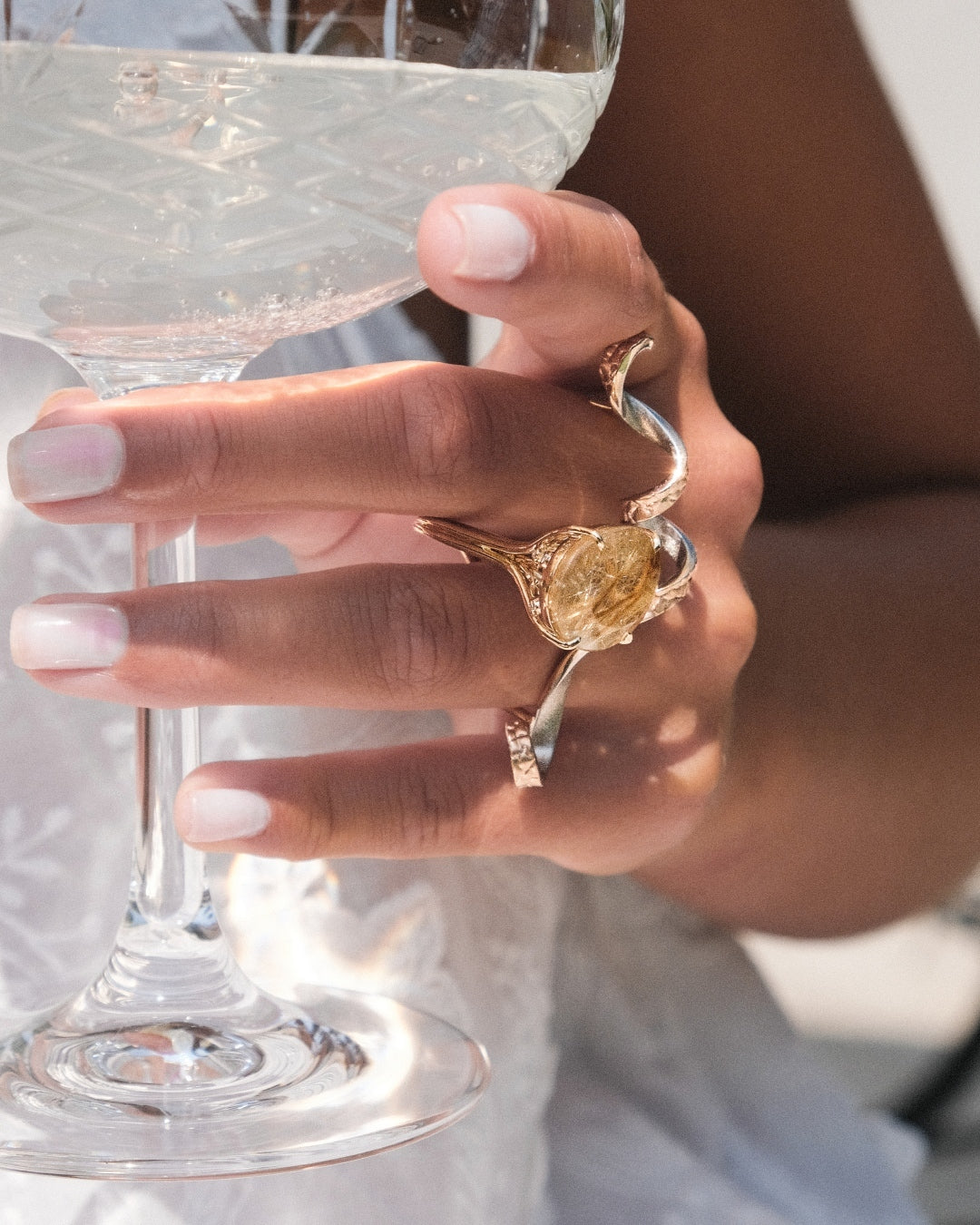 Unika – Gold Royale Cocktailring