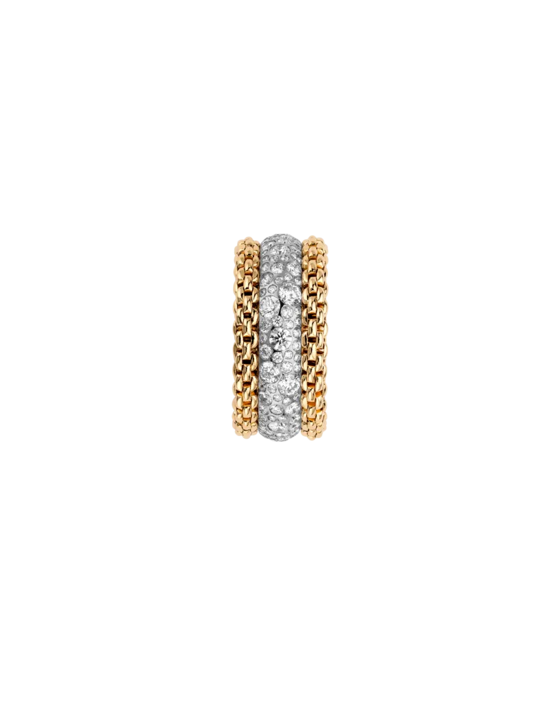 BUBBLE RINGS - 18kt guld ring med pavé diamanter - kun sær-bestilling i butikken