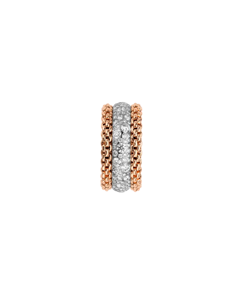 BUBBLE RINGS - 18kt guld ring med pavé diamanter - kun sær-bestilling i butikken