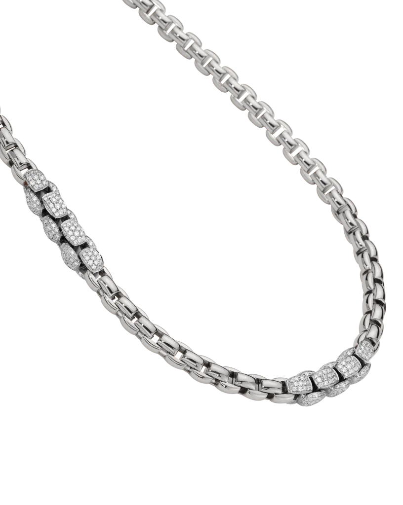 FOPE Mialuce necklace - 773C PAVE - 18KT WG