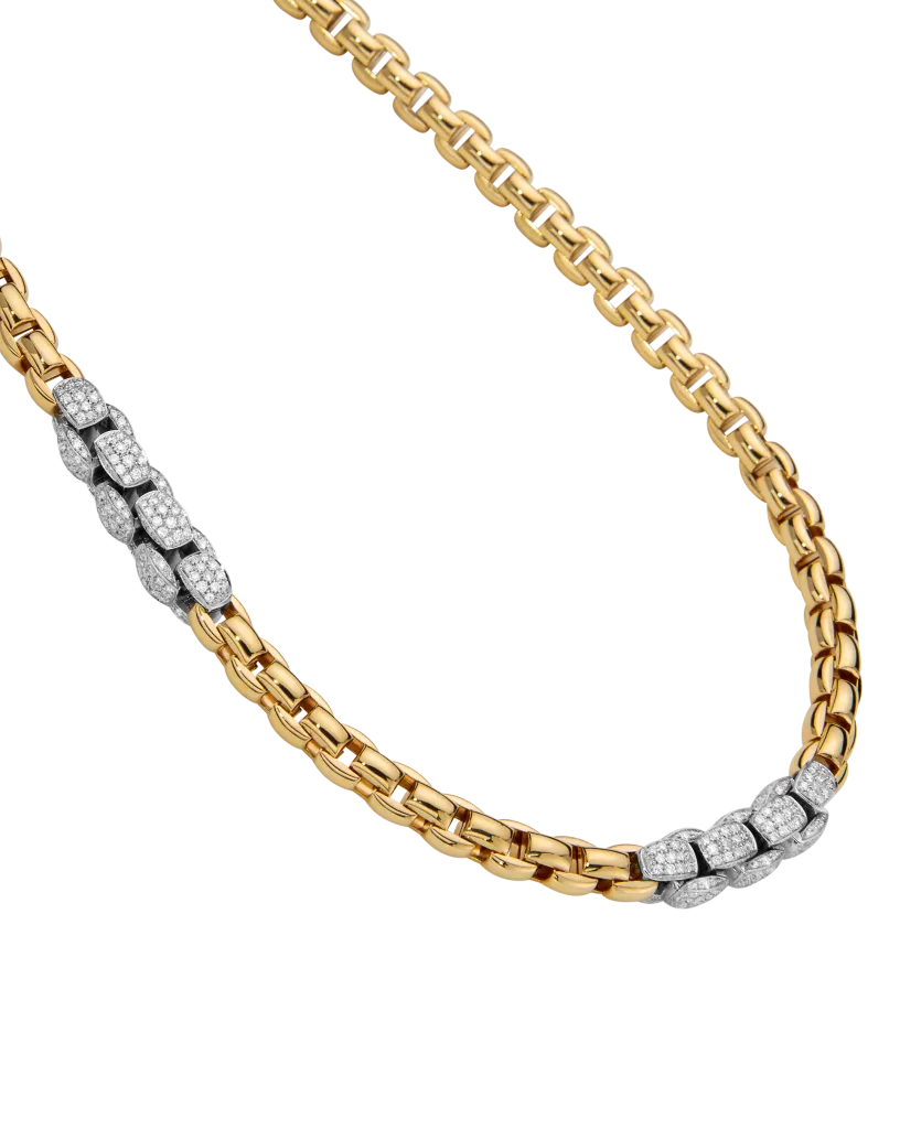 FOPE Mialuce Halskette – 773C PAVE – 18KT GG