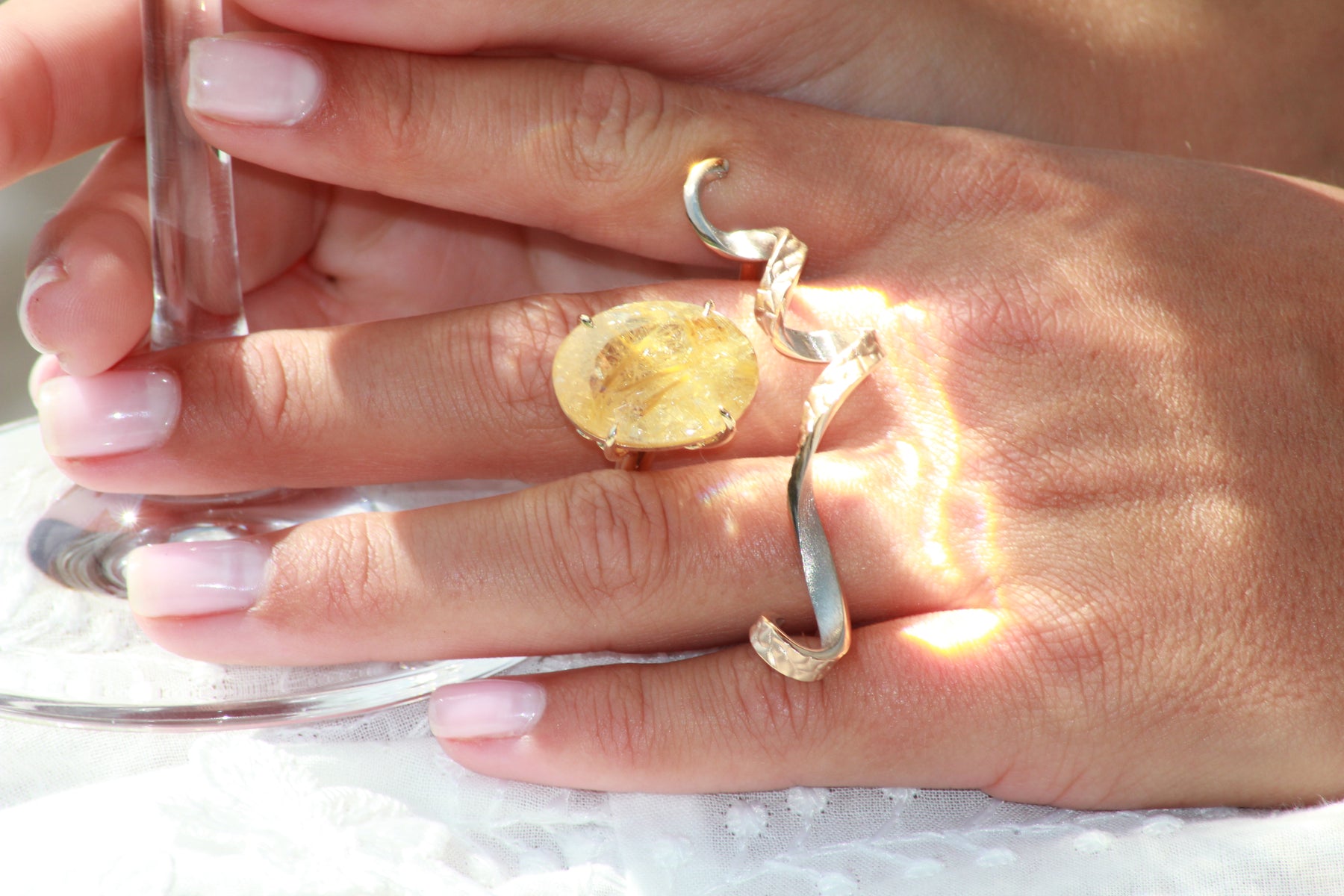 Unika – Gold Royale Cocktailring
