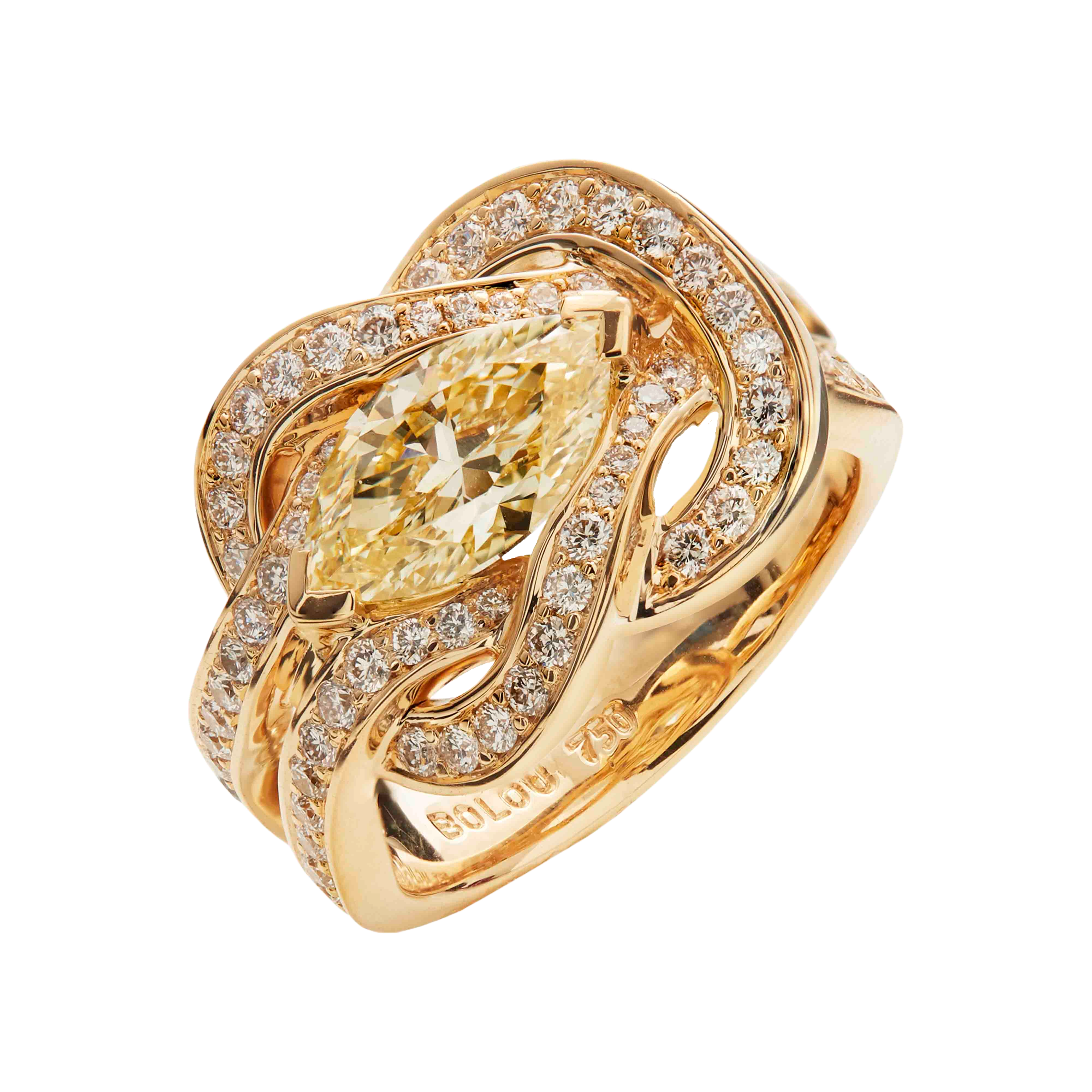 Knotenring 18kt GG