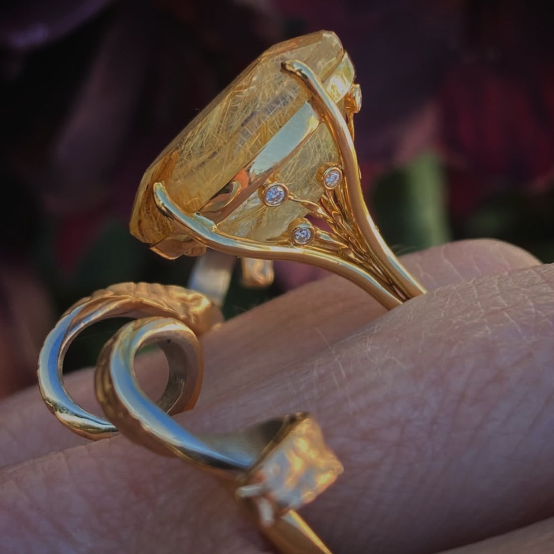 Unika – Gold Royale Cocktailring