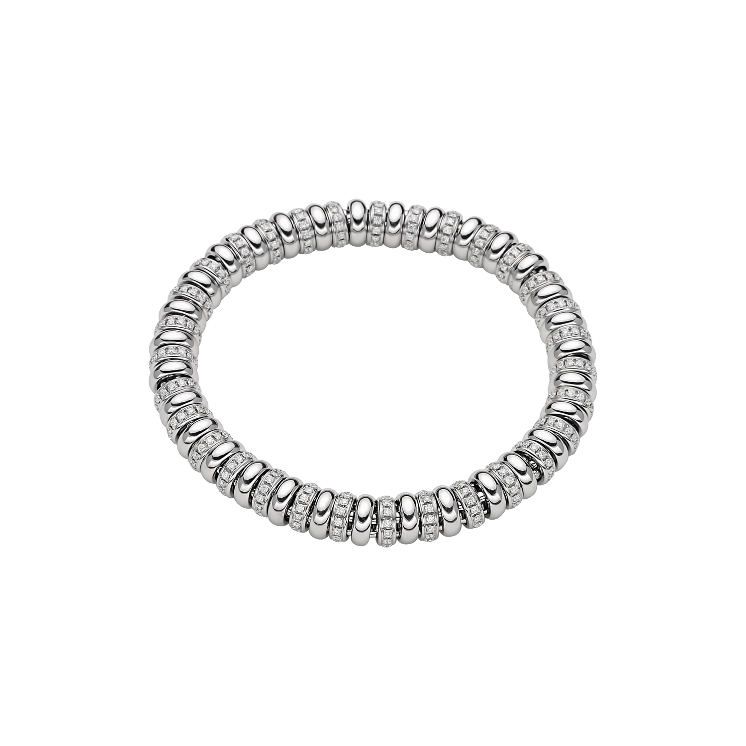 Fope Flex'it Solo-Armband HG mit weißen Diamanten