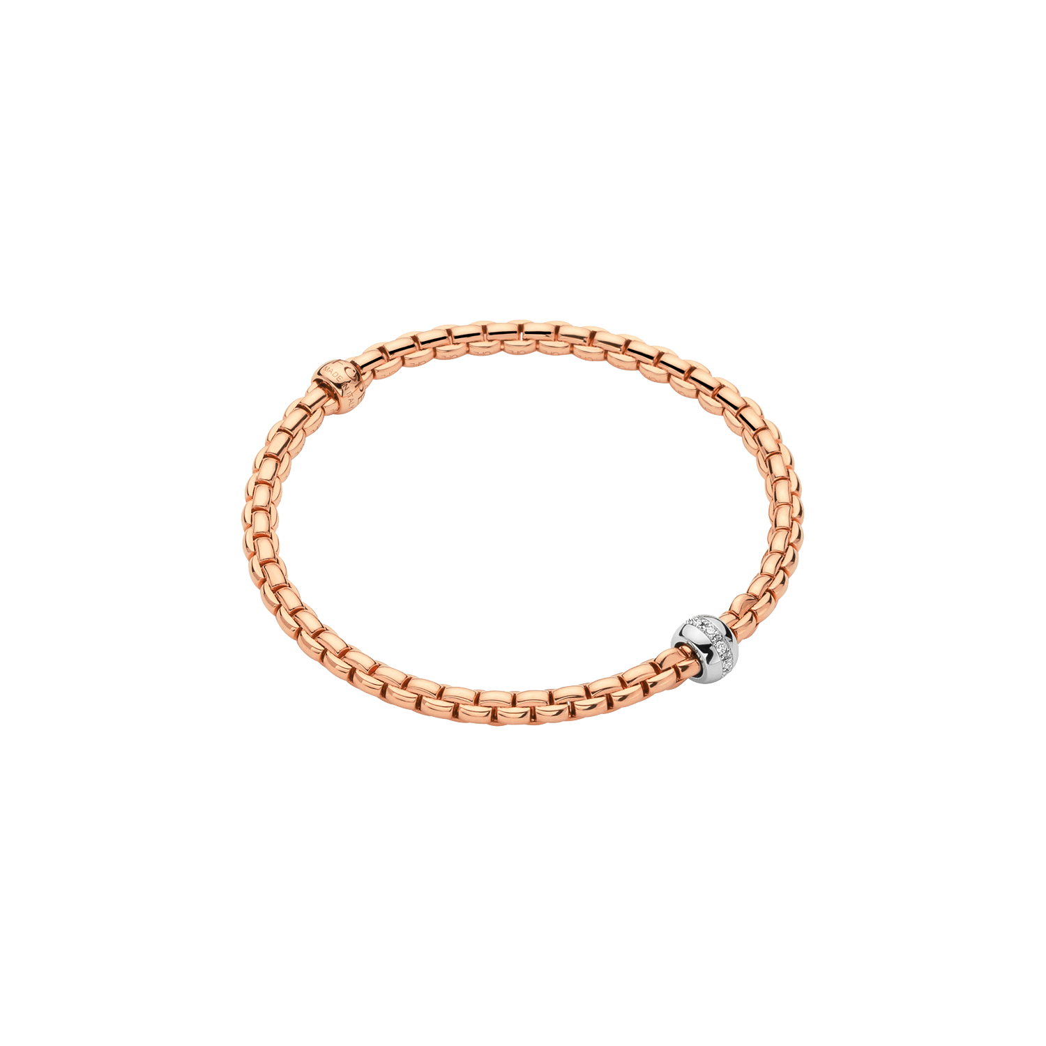 FOPE Eka Armband – 733B BBR RG Weiße Diamanten