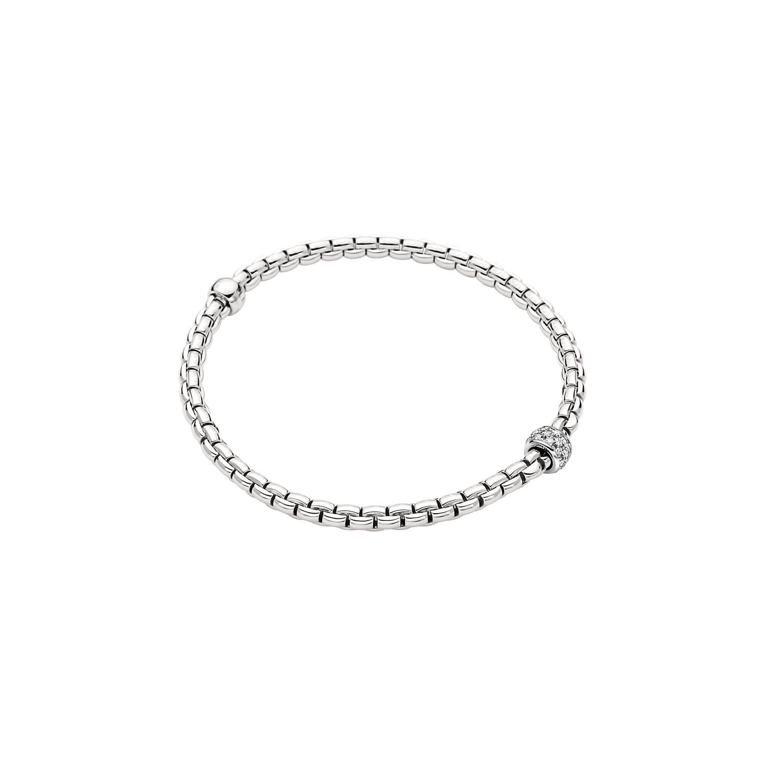 FOPE Eka Armband HG - 733B PAVE Weiße Diamanten