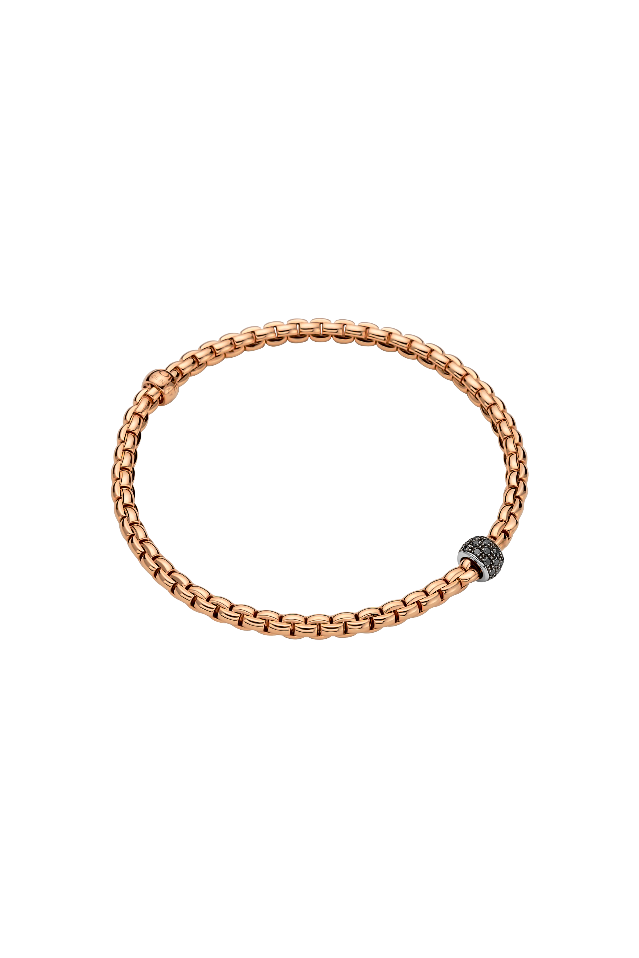 FOPE Eka-Armband – 733B PAVENL RG Schwarze Diamanten