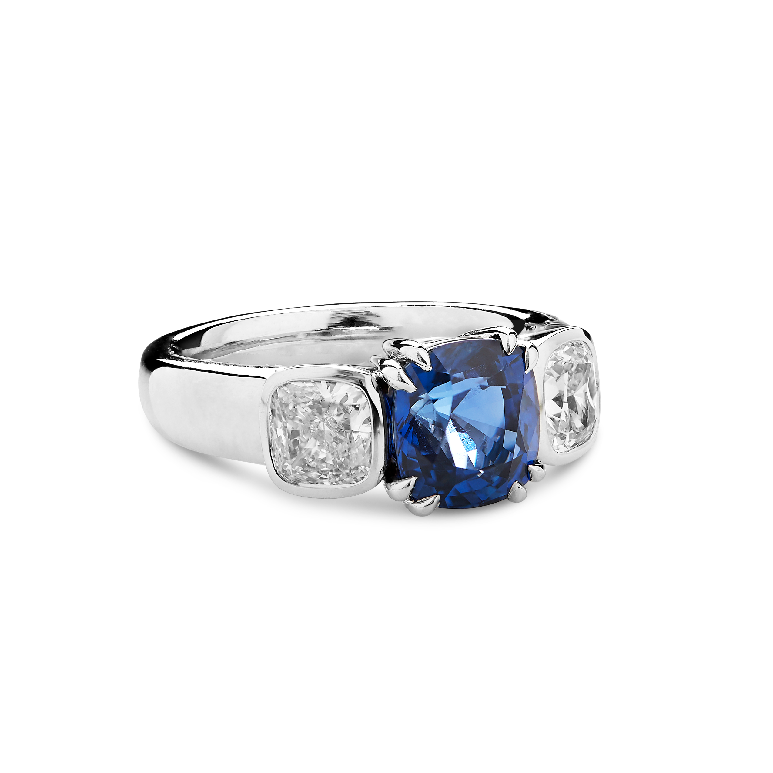 Trio Blu trestensring - bolou.dk
