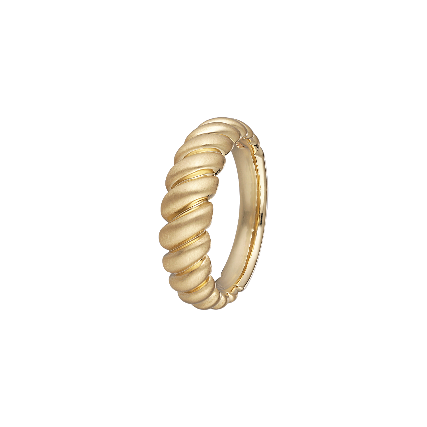 Gemelli snoet 18kt gult guld ring