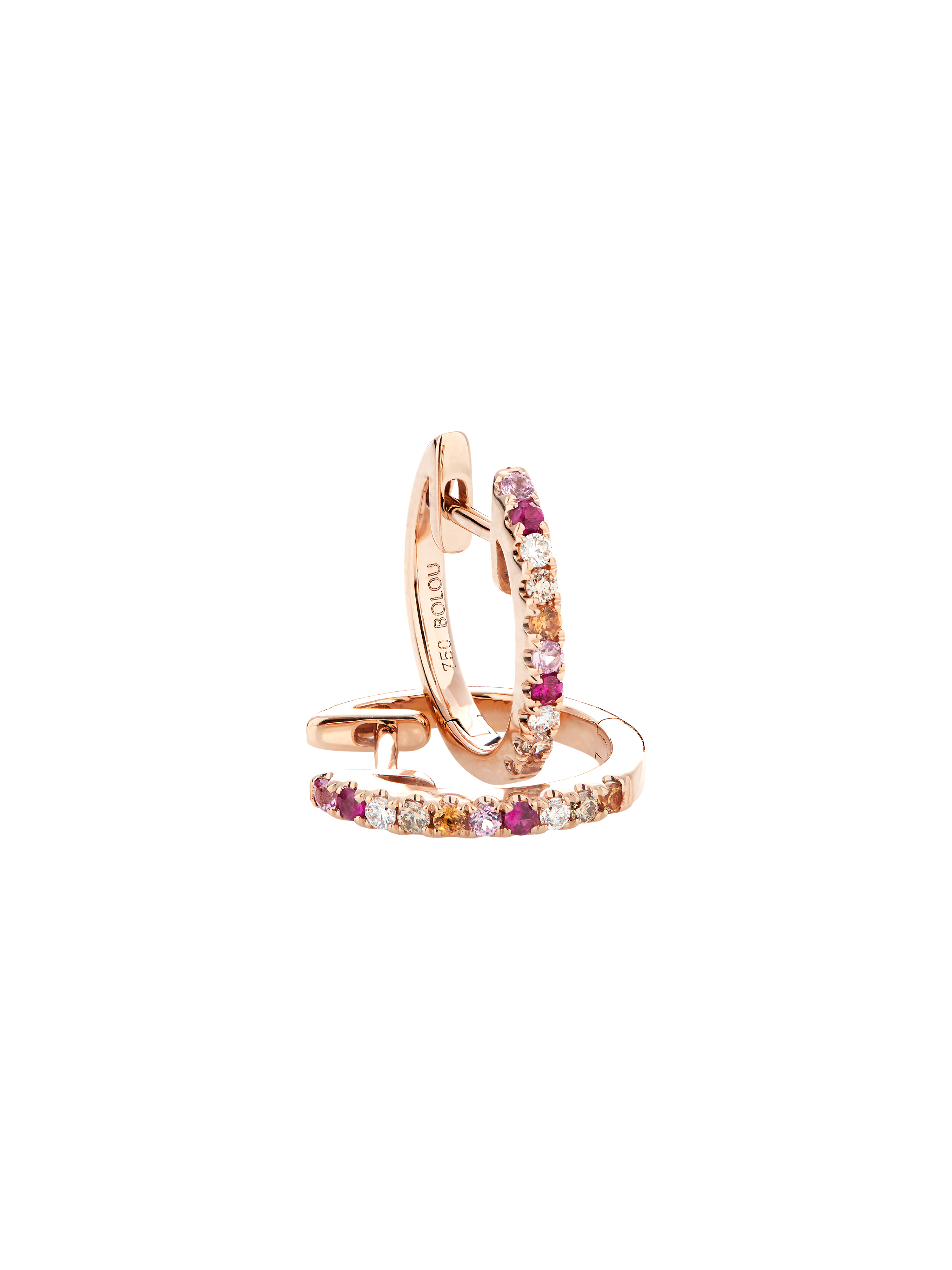 Boloucino Rose øreringe - Lille creol - bolou.dk