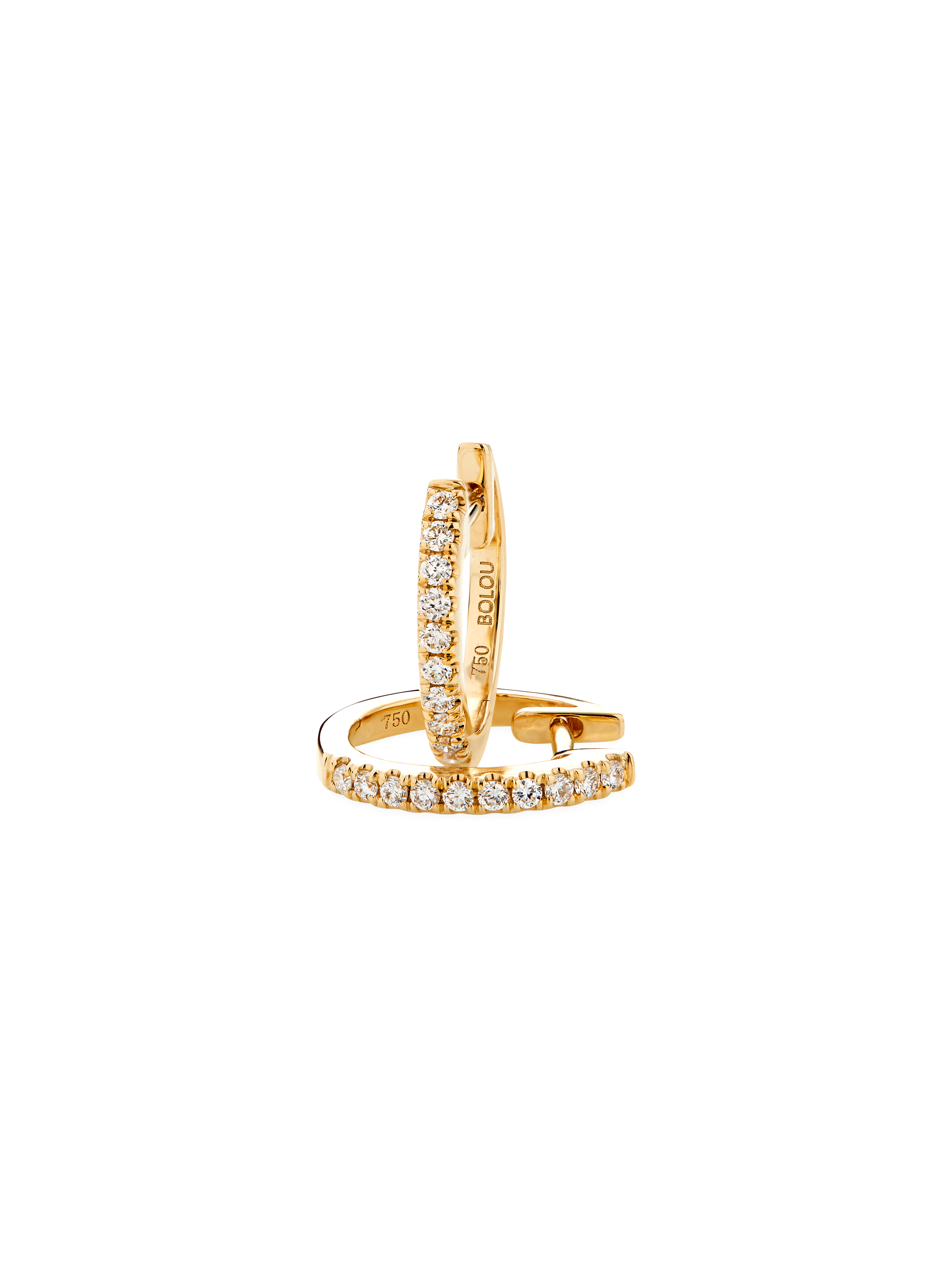 Boloucino Diamond ørering - Lille creol - bolou.dk