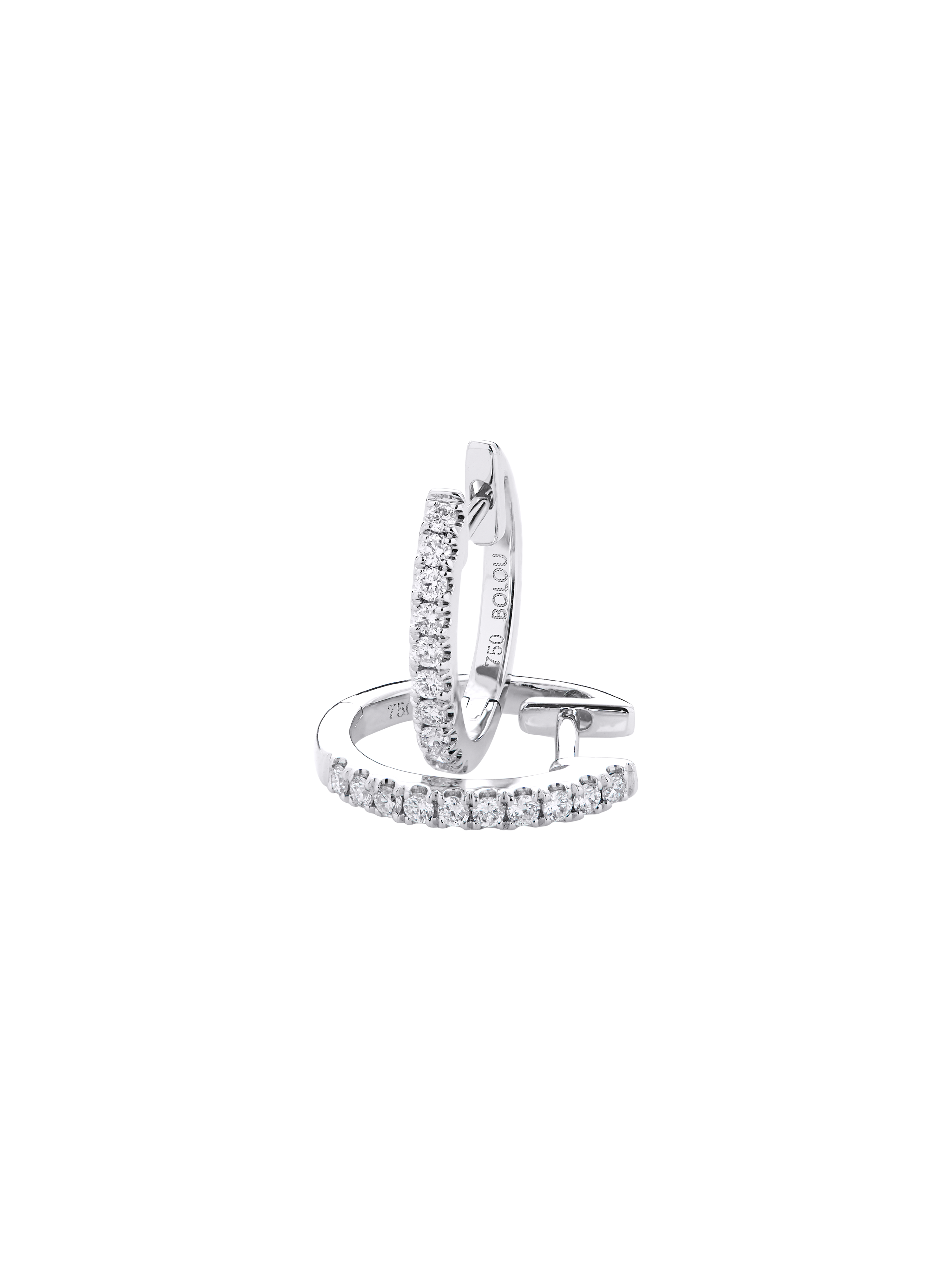 Boloucino Diamond ørering - Lille creol - bolou.dk