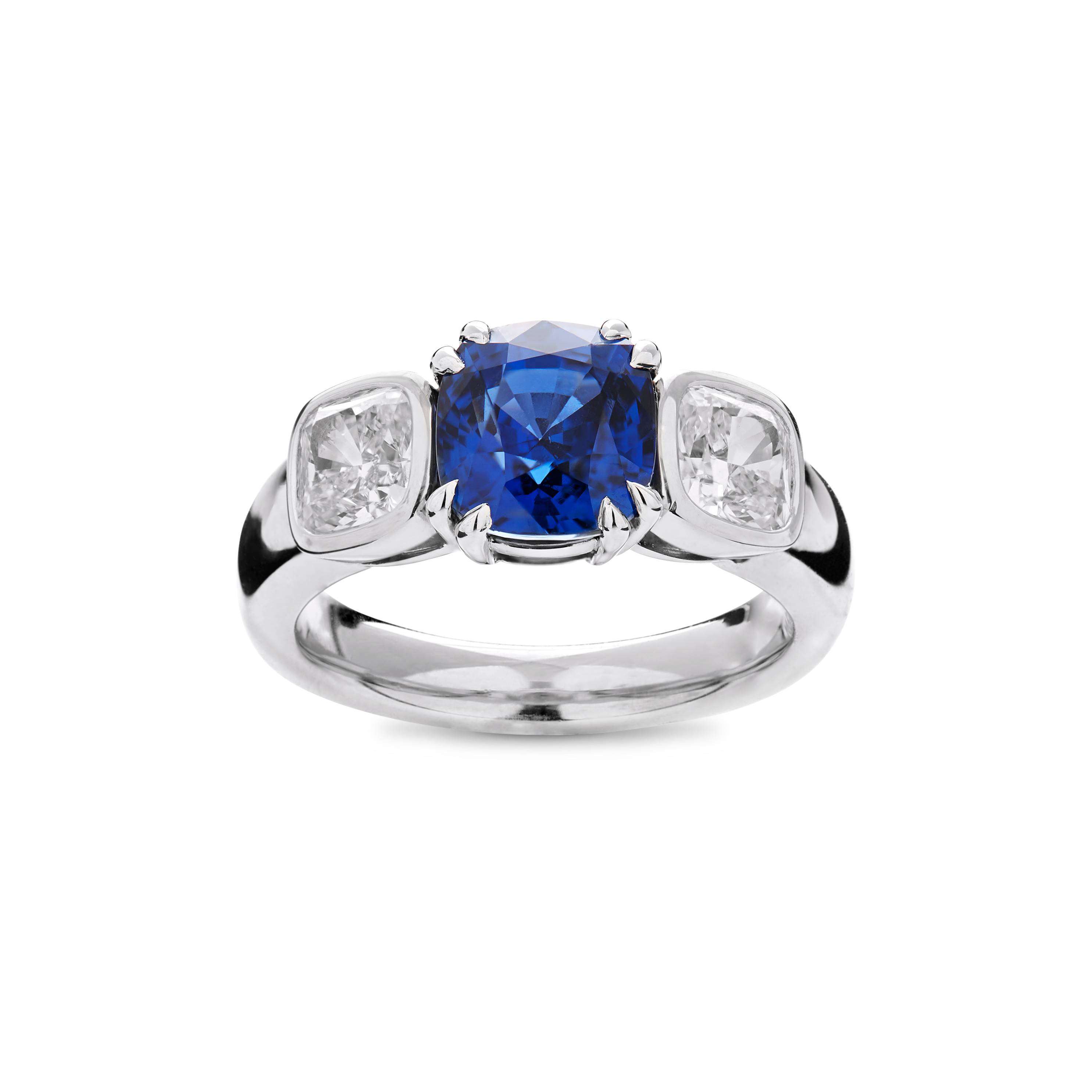 Trio Blu trestensring - bolou.dk